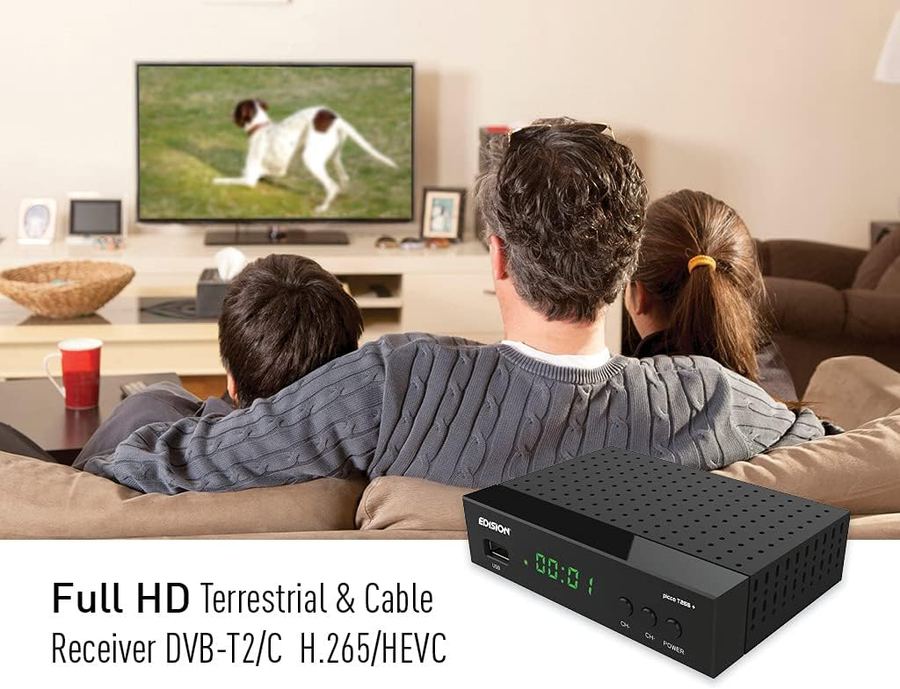Edision Picco T265+ — mando a distancia 2 en 1