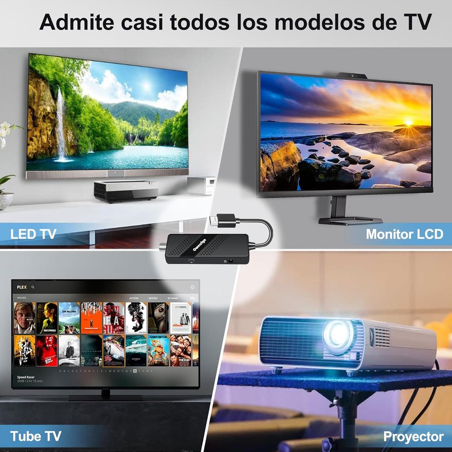 OWERSLYN Decoder 2026 — mando a distancia IR 2 en 1